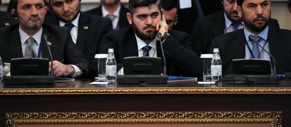 Глава делегации сирийской оппозиции на переговорах Мохаммед Аллуш - Sputnik Азербайджан