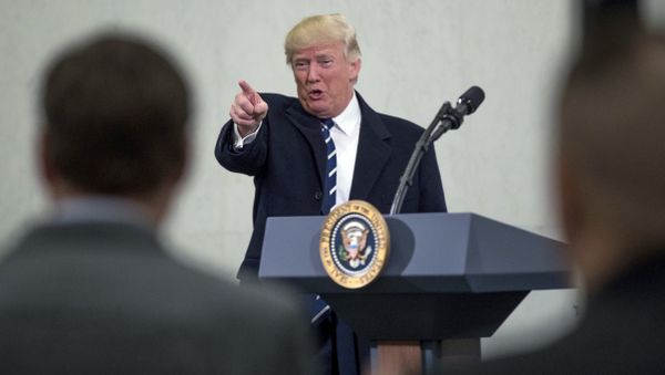 Выступление президента США Дональда Трампа - Sputnik Азербайджан