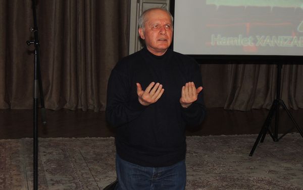 Мероприятие, посвященное 75-летию со дня рождения народного артиста Гамлета Ханызаде - Sputnik Азербайджан