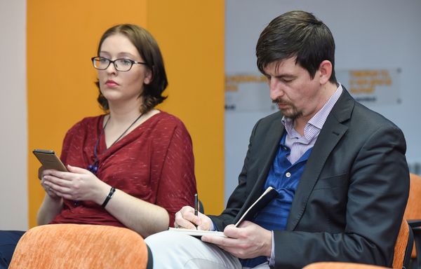Встреча с журналистами на тему Азербайджано-российский диалог за 25 лет: акценты и перспективы - Sputnik Азербайджан