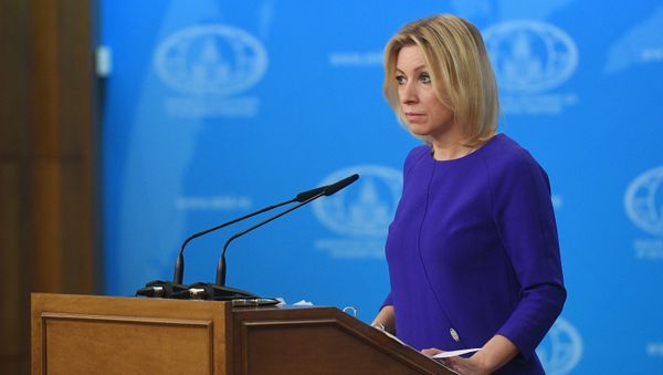 Брифинг официального представителя МИД России М. Захаровой, архивное фото - Sputnik Азербайджан
