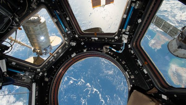 Международная космическая станция, фото из архива - Sputnik Азербайджан
