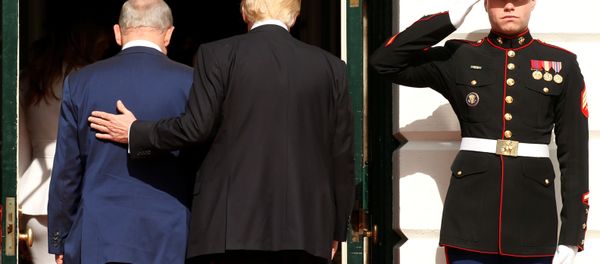 Президент США Дональд Трамп и премьер-министр Израиля Биньямин Нетаньяху - Sputnik Азербайджан