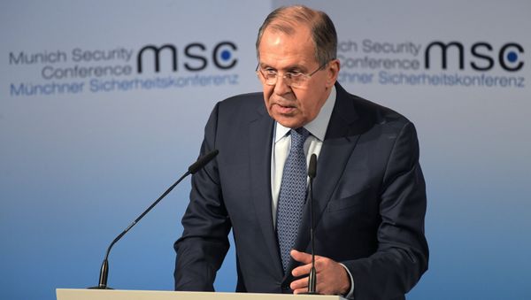 Министр иностранных дел РФ С. Лавров на 53-й Мюнхенской конференции по безопасности - Sputnik Азербайджан