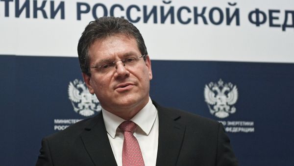 Вице-президент Еврокомиссии по энергосоюзу Марош Шефчович, фото из архива - Sputnik Азербайджан