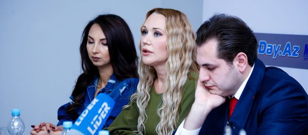 Прошла пресс-конференция по смене руководства модельного агенства FMS Models - Sputnik Азербайджан