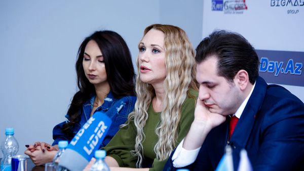 Прошла пресс-конференция по смене руководства модельного агенства FMS Models - Sputnik Азербайджан