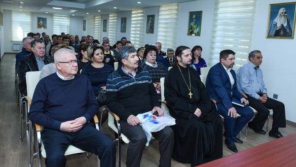 В Православном Религиозно-культурном центре Бакинской епархии прошло мероприятие по подготовке проведения в Баку акции Бессмертный полк - Sputnik Азербайджан