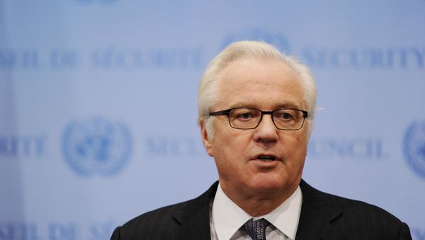 Постоянный представитель России при ООН Виталий Чуркин - Sputnik Азербайджан