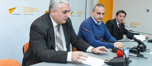 Пресс-конференция на тему Каким будет курс маната в ближайшее время - Sputnik Азербайджан