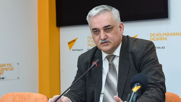 Пресс-конференция на тему Каким будет курс маната в ближайшее время - Sputnik Азербайджан