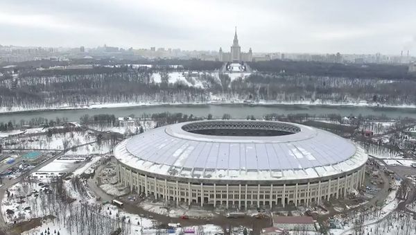 Реконструкция спортивной арены Лужники - Sputnik Азербайджан