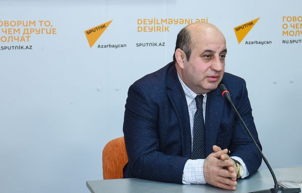 Пресс-конференция на тему Перспективы развития азербайджанского спорта в свете Исламиады - Sputnik Азербайджан