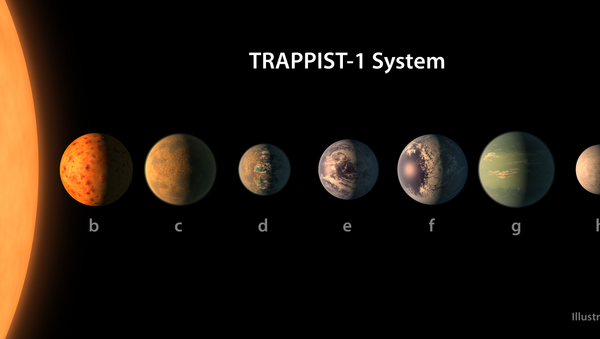 Планеты звезды TRAPPIST-1 - Sputnik Азербайджан