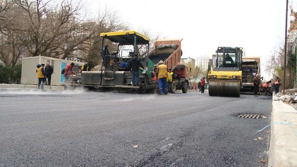 Bakıda yol təmiri, arxiv şəkli - Sputnik Азербайджан