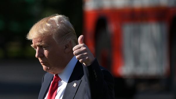 Президент США Дональд Трамп - Sputnik Азербайджан