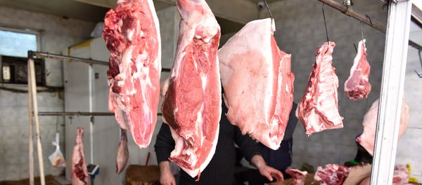Продажа мяса в Баку, фото из архива - Sputnik Азербайджан