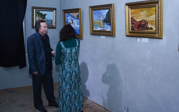 Открытие первой персональной выставки Щетинкина - Sputnik Азербайджан