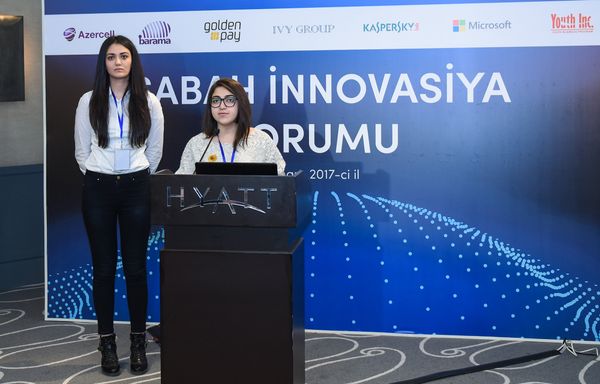 Выступление студентки группы Сабах на Инновационном форуме Выступление студентки группы Сабах на Инновационном форуме - Sputnik Азербайджан