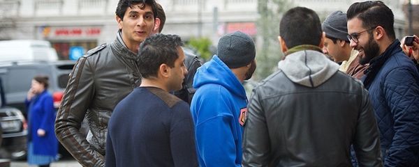 Приезжие с Ближнего Востока на одной из тбилисских улиц - Sputnik Азербайджан