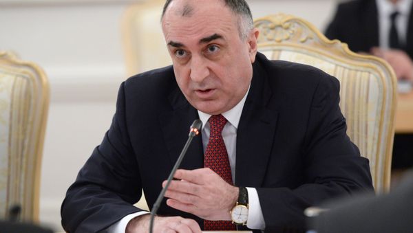 Министр иностранных дел Азербайджана Эльмар Мамедъяров, фото из архива - Sputnik Азербайджан