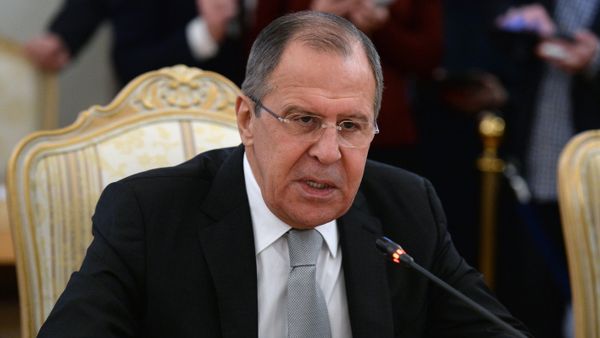 Министр иностранных дел РФ Сергей Лавров во время встречи в Москве с министром иностранных дел Азербайджана Эльмаром Мамедъяровым - Sputnik Азербайджан