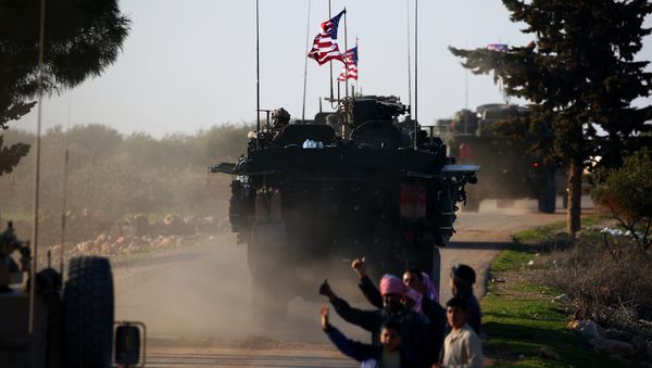 Американские военные в Манбидже - Sputnik Азербайджан