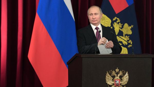 Президент РФ Владимир Путин, фото из архива - Sputnik Азербайджан