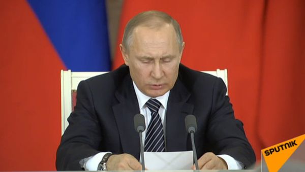 Пресс-конференция Путина и Эрдогана по итогам переговоров в Москве - Sputnik Азербайджан