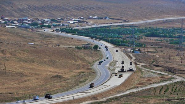 Автомагистраль Баку-Шамахы, фото из архива - Sputnik Азербайджан