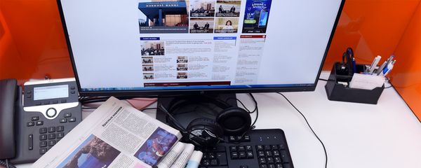 Рабочее место редактора, фото из архива - Sputnik Азербайджан