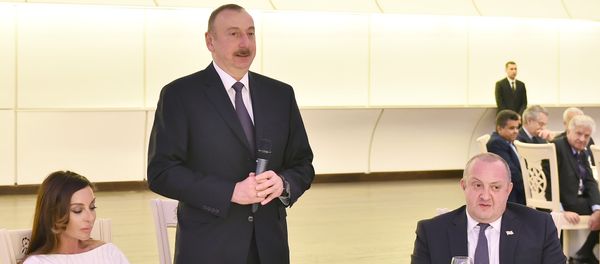 Устроен прием в честь участников V Глобального Бакинского форума - Sputnik Азербайджан
