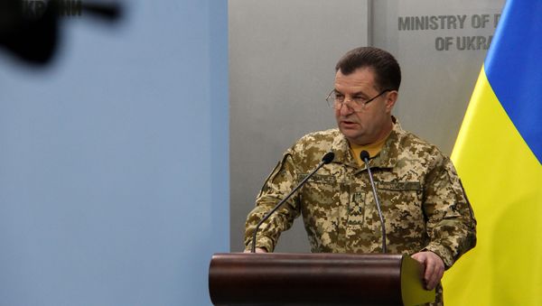 Министр обороны Украины Степан Полторак - Sputnik Азербайджан