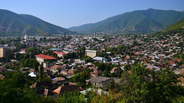 Вид на город Шеки, архивное фото - Sputnik Азербайджан
