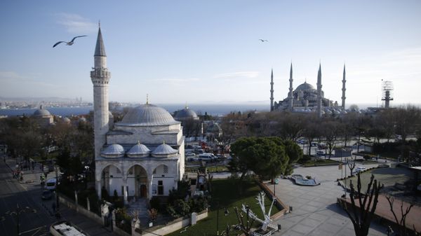 Исторический район Султанахмет в Стамбуле, фото из архива - Sputnik Азербайджан