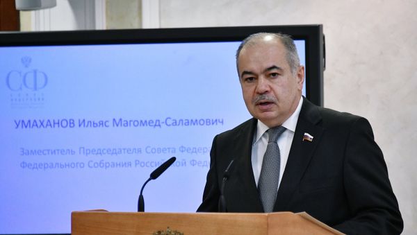 Заместитель председателя Совета Федерации РФ Ильяс Умаханов, фото из архива - Sputnik Азербайджан