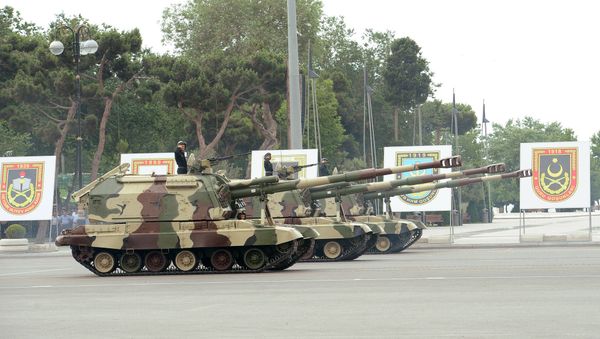 Военная техника Азербайджана в ходе парада в Баку, фото из архива - Sputnik Азербайджан
