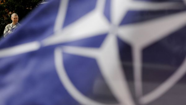 Флаг НАТО, фото из архива - Sputnik Азербайджан