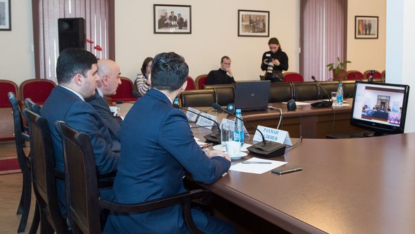 Казахстанско-азербайджанский экспертный форум Казахстанско-азербайджанские взаимоотношения в контексте региональных процессов - Sputnik Азербайджан