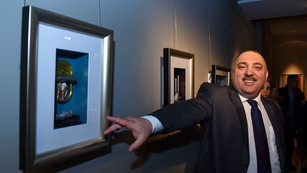 Выставка Бахрама Багирзаде Art in box - Sputnik Азербайджан