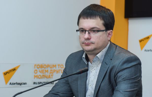 Руководитель Центра Каспий-Евразия Андрей Сызранов  - Sputnik Азербайджан