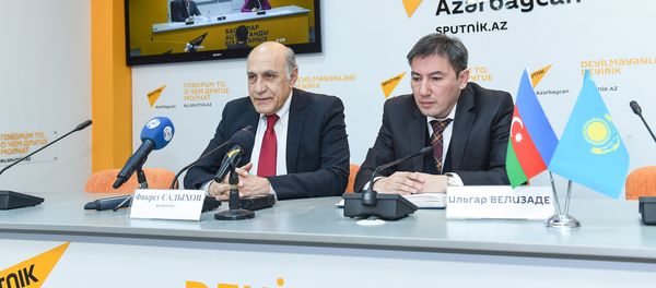 Видеомост Баку-Астана по итогам визита президента Казахстана - Sputnik Азербайджан