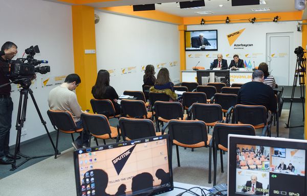 Видеомост Баку-Астана по итогам визита президента Казахстана - Sputnik Азербайджан
