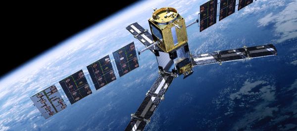 Спутник на орбите, фото из архива - Sputnik Азербайджан