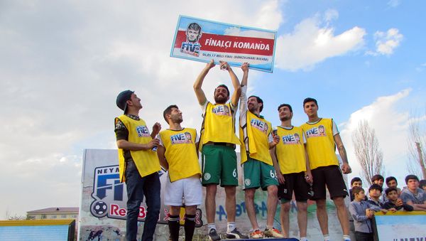 Игроки команды Ленко – финалиста регионального отбора футбольного турнира Neymar Jr’s Five - Sputnik Азербайджан