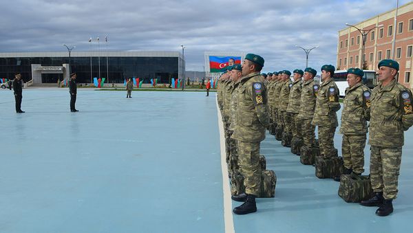 Азербайджанские военнослужащие, фото из архива - Sputnik Азербайджан