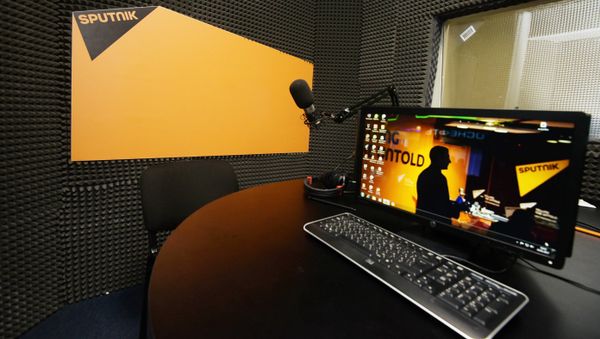 В студии радио Sputnik - Sputnik Азербайджан