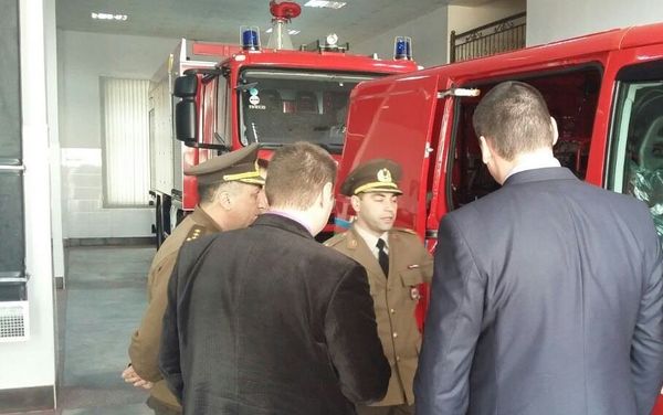 Cотрудники МЧС Беларуси ознакомились с деятельностью азербайджанских коллег - Sputnik Азербайджан