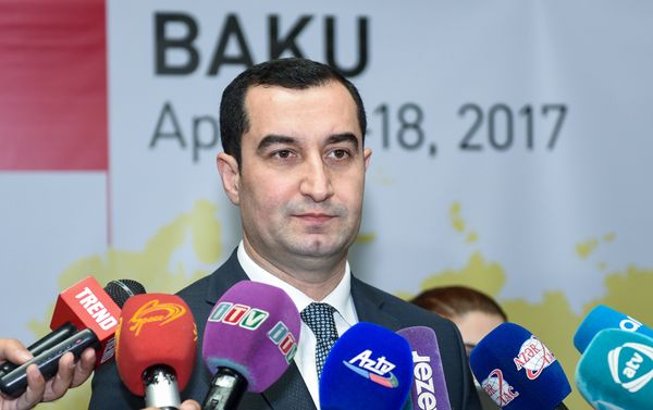 Презентация инновационного центра Сколково в Баку - Sputnik Азербайджан