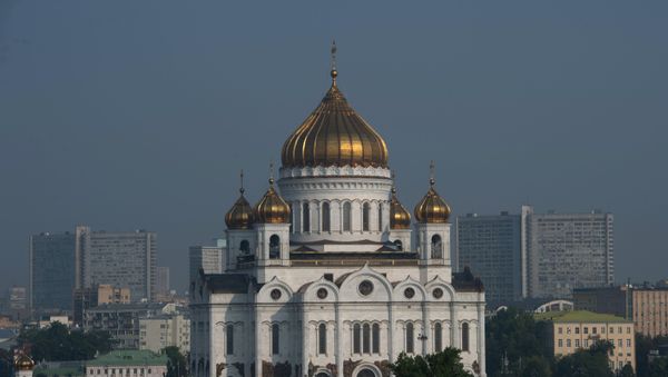 Храм Христа Спасителя в Москве - Sputnik Азербайджан